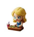 ぬいぐるみ フランソア モルガンちゃん（個別スタンプ：2）