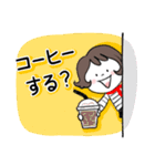 前向きなパワーのチュニ（個別スタンプ：8）