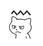 お疲れマイナスねこ☆BIGスタンプ（個別スタンプ：38）
