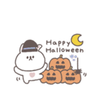 秋のあいさつ◎ちびっこうさぎさん #1（個別スタンプ：4）