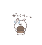 秋のあいさつ◎ちびっこうさぎさん #1（個別スタンプ：35）