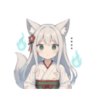 妖狐少女の爆笑コミカル日常スタンプ集（個別スタンプ：26）