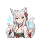 妖狐少女の爆笑コミカル日常スタンプ集（個別スタンプ：28）
