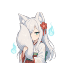 妖狐少女の爆笑コミカル日常スタンプ集（個別スタンプ：30）