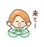 ☆笑顔で元気☆お誘いスタンプ（個別スタンプ：18）