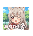 お彼岸を過ごすヒガンバナみなみちゃん（個別スタンプ：2）