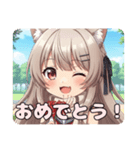 お彼岸を過ごすヒガンバナみなみちゃん（個別スタンプ：4）