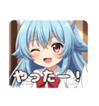赤いリボンのみなみちゃんスタンプ（個別スタンプ：15）