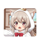 赤いリボンのみなみちゃんスタンプ（個別スタンプ：27）