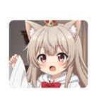 赤いリボンのみなみちゃんスタンプ（個別スタンプ：28）
