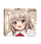 赤いリボンのみなみちゃんスタンプ（個別スタンプ：29）