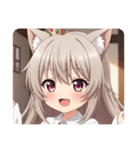 赤いリボンのみなみちゃんスタンプ（個別スタンプ：31）