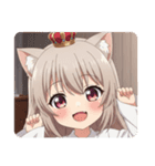 赤いリボンのみなみちゃんスタンプ（個別スタンプ：32）