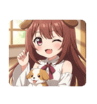犬の日記念わんちゃんといっしょみなみ（個別スタンプ：16）