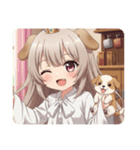 犬の日記念わんちゃんといっしょみなみ（個別スタンプ：24）
