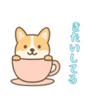 カップから犬3（日常）（個別スタンプ：5）