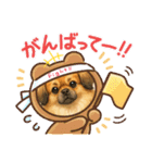 チベタンスパニエルイラスト（個別スタンプ：11）