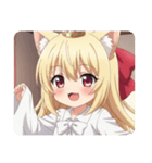 赤いリボンのみなみちゃんスタンプ②（個別スタンプ：23）
