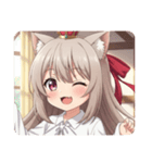 赤いリボンのみなみちゃんスタンプ②（個別スタンプ：28）