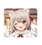 赤いリボンのみなみちゃんスタンプ②（個別スタンプ：29）
