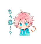 二度寝なジト目パーカーくん★（個別スタンプ：14）