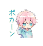 二度寝なジト目パーカーくん★（個別スタンプ：25）