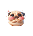 パグかわいさ爆発（個別スタンプ：23）