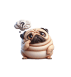 パグかわいさ爆発（個別スタンプ：32）