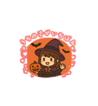 ハロウィン魔女ゆかりんスタンプ（個別スタンプ：3）