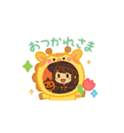 ハロウィン魔女ゆかりんスタンプ（個別スタンプ：7）