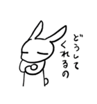やってられねーうさぎྀི（個別スタンプ：32）