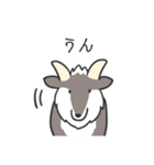 あいづち カモシカさん（個別スタンプ：1）