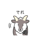 あいづち カモシカさん（個別スタンプ：11）