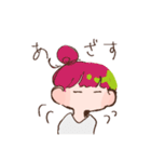 手描きゆるポップ女子（個別スタンプ：9）