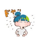手描きゆるポップ女子（個別スタンプ：14）