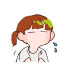 手描きゆるポップ女子（個別スタンプ：22）