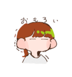 手描きゆるポップ女子（個別スタンプ：25）