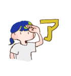 手描きゆるポップ女子（個別スタンプ：30）