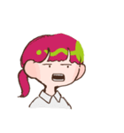 手描きゆるポップ女子（個別スタンプ：37）