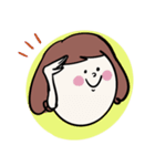 ラビットと女の子（個別スタンプ：6）