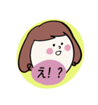 ラビットと女の子（個別スタンプ：17）