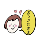 ラビットと女の子（個別スタンプ：22）