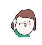 ラビットと女の子（個別スタンプ：27）