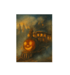 ハロウィン列車とゴーストの仲間たち（個別スタンプ：15）