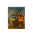 ハロウィン列車とゴーストの仲間たち（個別スタンプ：16）