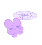【うさぎ】うさぎスタンプ（汎用）（個別スタンプ：1）
