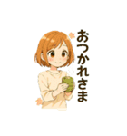 ずっと使える女の子の日常シーン（個別スタンプ：2）
