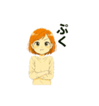 ずっと使える女の子の日常シーン（個別スタンプ：24）