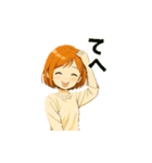 ずっと使える女の子の日常シーン（個別スタンプ：25）