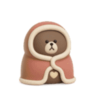3D◎こぐまさんスタンプ #4（個別スタンプ：34）